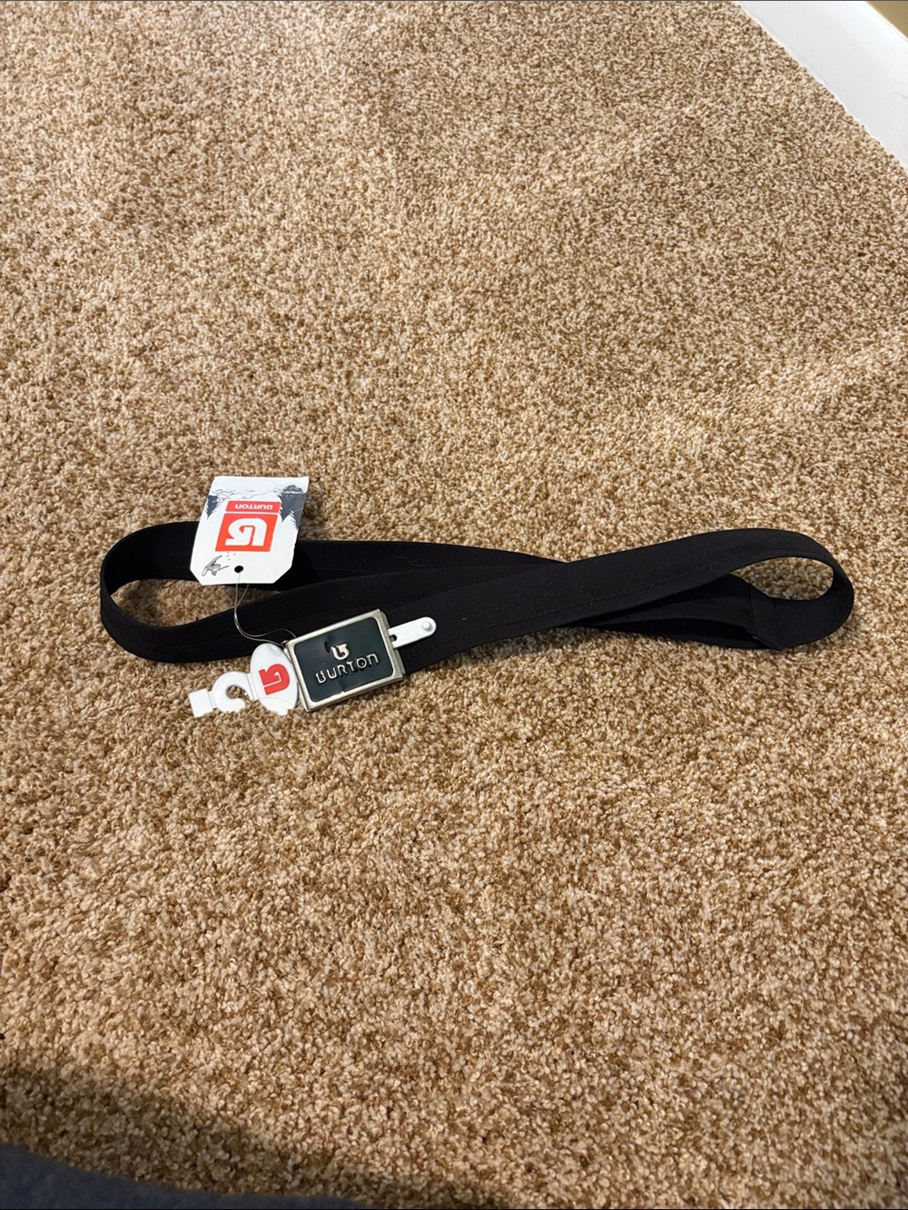 Burton Black Webbing Belt